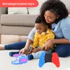 Zappeln Spielzeug 3D Gamepad Stress Regenbogen Push Blase Antistress Einfache Dimple Sensorischen kinder Für Kinder Geschenk Spielzeug