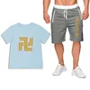 Herren-Trainingsanzüge, Tokyo Revengers, Anime Cosplay, T-Shirt, Shorts, Anzug, solide, lockere Übergröße, Herren-Trainingsanzug, Sportanzug, Streetwear, zweiteilig, Sommer