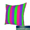 Pillow Case PLAIN GREEN PLASTIC PINK SOLID PROTON PURPLE STRIPE Square Pillowcase Pattern Zip Decorative Home Cushion