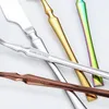 Dinkware Ensembles Cutlery Set Tools Gold Vaisselle Tools Couteau Cuan Cuisine Cuisine complète Cuisine Accessoires Noël 2022
