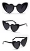 Love Heart Sunglasses for Women 2021 Fashionable Cat Eye Black Pink Red Shape Sun Glasses Men Uv400 18503 20 pairs