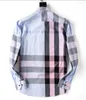 Luxurys Designers Uomo Business Casuals camicia da uomo manica lunga a righe slim fit masculina vino sociale maschio T-shirt moda controllato M-4XL # 51