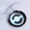 3D soie protéine vison faux cils doux naturel épais faux cils maquillage outils de beauté avec boîte ronde haut de gamme