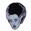 Pinnen broches creativiteit horrorfilms email pins grappige metalen cartoon broche backpack hoed tas collar rapel badge mode sieraden287v