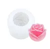 3D Rose Form Silikon Seife Kerze Formen Werkzeuge Eiswürfelschale DIY Haushalt Eismaschine Whisky Wein Dekoration Zubehör GGA5030