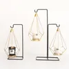 Candle Houders Nordic Light Luxe Smeedijzeren Bruiloft Houder Romantische Kandelaar Kerst Tafel Homestay Sfeer Decoratie