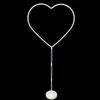 Decoration de la fête Fournitures Kit de colonne de ballon réutilisable Anniversaire Flexible DIY pour la tour de plancher Shape Heart Shape Maison de mariage en plastique Assemblez