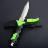 New Arrival ER 17T KOBUN Survival Stright knives 440C Tanto Point Satin Utility Fixed Blade Diving Knife Hunting hand Tools with Kydex