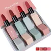 4 teile/satz Lippenstift Set Sexy Flüssigkeit Lip Gloss Matte Langlebige Wasserdichte Kosmetische Schönheit Halten 24 Stunden Make-Up lipgloss