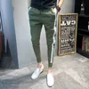 Wholesale 2020 Fashiion Drawstring boys Spirit guy pants men's slim Korean thin summer harem feet student beam sports pants X0615