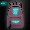 Backpack Fashion Ghoul Luminous Backpacks Boy Girl School Bags Students Men Women Back Pack Teens Travel Bag Mochila