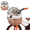 cesta de bicicleta com capa