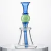 2021 Unique Hookahs Glass Bong Straight Perc Oil Dab Rigs 14mm Female Joint Heady Bongs Ball Shape Water Pipes N Holes Percolator With Bowl XL-2091