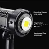 150W LED 비디오 라이트 11000lm 사진 조명 YouTube VK 사진 스튜디오 채우기 램프 EU 영국 플러그 일광