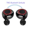 Y50 Bluetooth TWS Oortelefoon Stereo Headset Sport Oordopjes Draadloze hoofdtelefoon met microfoon Oplaaddoos voor smartphone voor Apple A