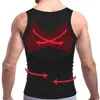 Body Shapers da uomo Shaper da costruzione dimagrante da uomo 2022 Vita da uomo Cincher Corsetto Gilet sportivo Tinta unita Senza maniche Biancheria intima fitness