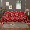 red sofa chair