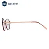 Lunettes de soleil mode Cadres BLUEMOKY Titanium Lunettes optiques Cadre Femmes Myopie Prescription Lunettes Hommes Lentille Claire Flexible Rétro Ovale Ey