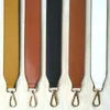 Bag Parts & Accessories 4cm Width Strap Solid Color PU Leather Portable Handbag DIY Replacement Wallet Shoulder Belt2893