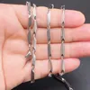 2mm 3mm Fashion 316 Stainless Steel Silver Color Chains Women Men Jewelry For Pendants Necklace DIY Accessories