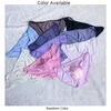 Underpants Sexy Men Ice Silk Bublo Bolge Bolsa Subets Briefs Oversize Thongs Underwear Convexo Sheer Respirável Calcinhas de Corda G