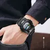 SKMEI Yeni erkek Saatler SKMEI Spor Dijital Alarm Erkek Hediye Için LED Kol Saati Su Geçirmez Elektronik Kadınlar Saat Relojes Hombre X0524