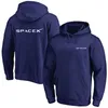 Felpe con cappuccio da uomo Felpe SpaceX Space X Logo 2021 Autunno e primavera Stampa alla moda di alta qualità Pullover hip-hop Casual Top