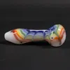 Färgglada Mönsterrör Pyrex Tjockt glas handgjorda Dry Herb Tobak Bong Handpipe Olje Riggar Innovativ Design Lyxig dekoration Rökhållare DHL Gratis