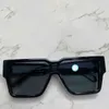 2022 Sezon Mens Designer Clash Mask Okulary przeciwsłoneczne Z1593W Czarna rama octanowa V Motyw na przednim UV400 Ochrona męska luksusowa marka GLA273K