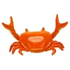 Förvaringsväskor Creative Cute Crab Penhållare Weightlifting Crabs Penhållare Bracket Rack Presentpapper Orange