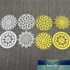 New 4Pcs/Lot Round shape lace Metal Cutting Dies Stencil Die Cut Scrapbooking Craft Stamps