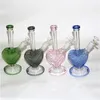 Narguilés Mini Bongs En Verre Recycleur Dab Oil Rigs Conduites D'eau 14mm Joint Avec Bol Terp Slurper Quartz Bangers