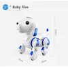 Robot elettroniciNuovo telecomando Smart Robot Dog Programmabile 2.4G Wireless Kids Toy Intelligent Talking Robot Dog Electronic