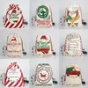 Christmas Santa Sacks Veel stijlen Grote cadeau kous tas Santaclaus herten snoep riet groot genoeg festival woningdecoratie wll644