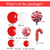 Partijdecoratie Merry Christmas Ballon Arch Wreath Kit Santa Claus Year Supplies