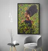 Kehinde Wiley Shantavia Beale II 2012 Schilderij Poster Print Home Decor Ingelijst of ingelijste Popaper Material291Z