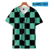 T-shirt d'été bon marché pour hommes, maillot de Baseball, Anime imprimé en 3D, respirant, vêtements Hip Hop, vente en gros, 079