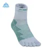 1 pairs AONIJIE 1 Pair Five Toes Sports Socks Middle Tube Warm Thickened Sock Breathable For Camping Hiking Running Marathon E4819257A