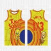 ジェームズムービースペースジャムジャージーチューンチューン6ジェームズ7 R.R.RUNNER 1バグ！ TAZ 10 23 LOLA 2 D.DUCK 22 Bill Murray 1/3 Tweety Jerseys Top