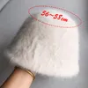 Boinas Sombreros de lana de punto de piel de invierno para mujer Gorros de protección para los oídos con pompón Sombrero de cubo de estilo cálido