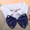 Gentleman Baby Jongens Kleding Past Kinderen Mode 2-Pieces Set Kinder Shirt + Jean Boy Outfits Grote strikje T-shirts Broek 210413