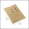 Notes Notepads Supplies Office School & Industrial Double Side Word Mes Card Blank Kraft Paper Business Postcard Graffiti Year Diy Gift Post
