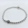 100% 925 Sterling Silber Perlen Armbänder Für Frauen CZ Stränge DIY Schmuck Fit Charms Dame Geschenk Mit Original Box1596432