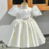 2021 младенца однолетнее платье Платье принцессы Princess Prompound Buamle Baby's однолетнее платье Fairy лето 90-150см розничная продажа Q0716