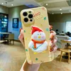 LAMBSkin Üç Boyutlu Bebek Kardan Adam Ördek Telefon Kılıfları iPhone 11 12 Pro Max XR XS X 7 8 Artı
