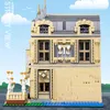 MOC Carlo Hotel Model Building Blocks 0927 Streetview House Buildings面白いアセンブリレンガのおもちゃ誕生日キッズクリスマスプレゼント