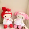I februari, den nya söta huvudblomman Kulomi Plush Toy Action Figure Cartoon 25cm rosa kanin docka grossist