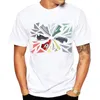 T-shirts Sport Skoptryck Vit Män T-shirt Kortärmad O-hals sommar grafiska toppar Tees Camiseta Hombre Acceptera anpassade kläder