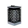 Solar Flame Lights Hanging Lanterns Flickering Torch Outdoor Waterproof - Grey