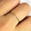 Ringen voor vrouwen Micro-Inserts Cubic Zirconia Dunne vingerring Fashion sieraden Ring KCR101